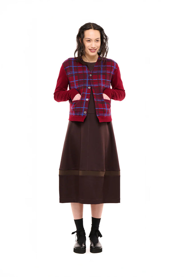 NOM*d Soiree Cardigan - Wine Blend