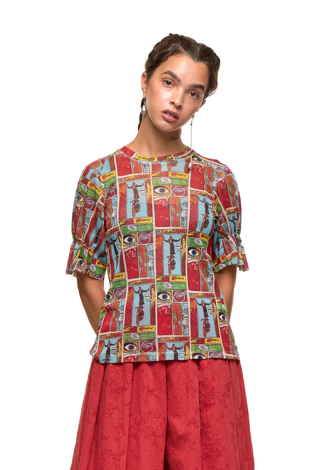 NOM*d Spirit Tee - Comic Strip Print