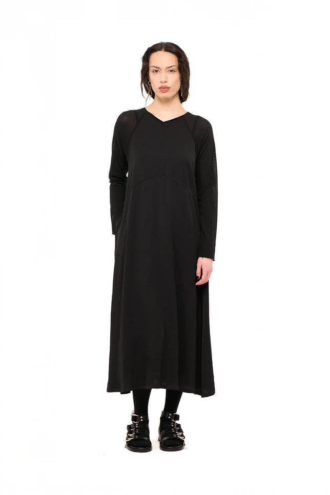 Nom*d Unmixed Slip Dress - Black