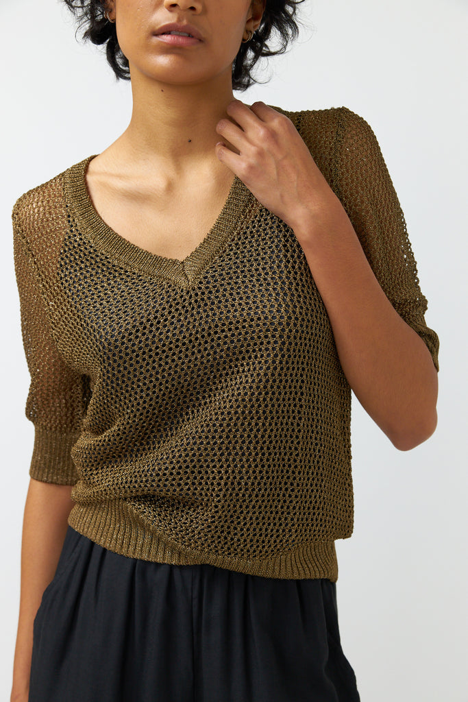 Kate Sylvester Nyah Top - Old Gold