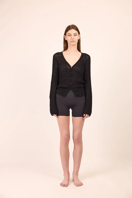 Pharlain Lotus Cardi - Black