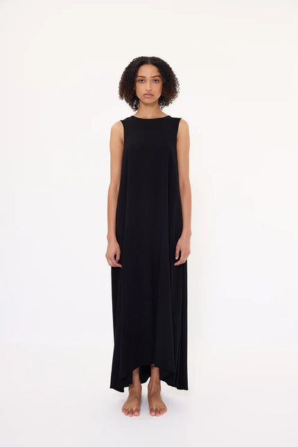 Pharlain Bobby Dress - Dobby Viscose - Black