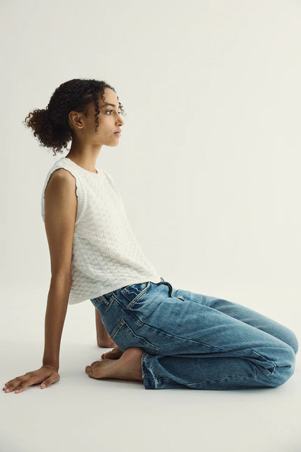 Pharlain Ruth Top - White