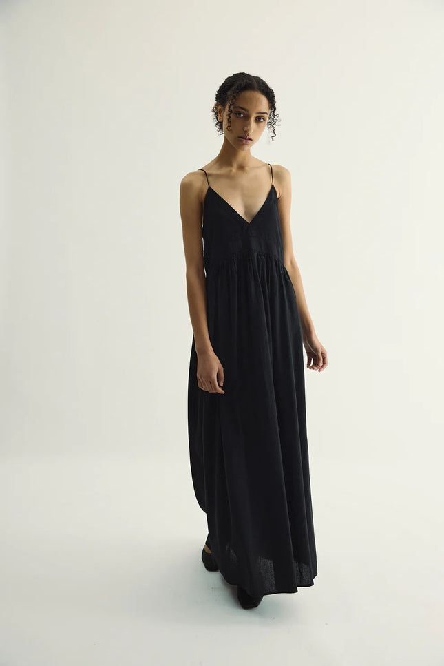 Pharlain Frances Dress - Cotton - Black
