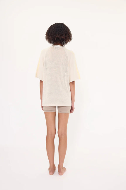 Pharlain Game Top - Sand/Butter