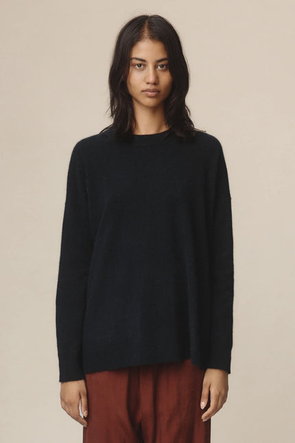 Marle Joni Jumper ~ Possum/Merino/Silk - Black