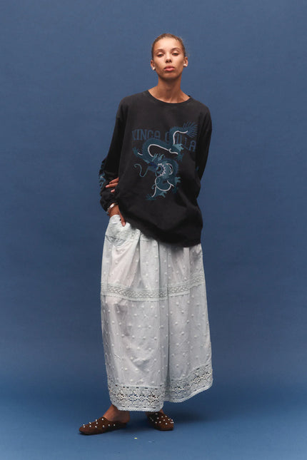 Kinga Csilla Rex Dragon Roses LS Tee - Black