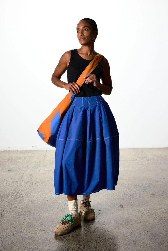 Ricochet Colombo Skirt - Cotton - Lapis Blue