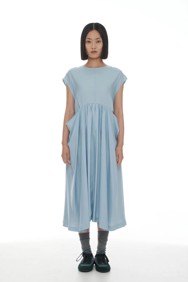 Ricochet Joao Dress - Pale Blue