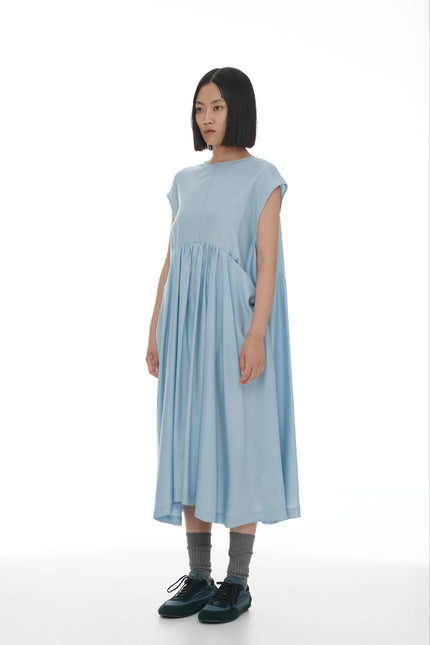 Ricochet Joao Dress - Pale Blue