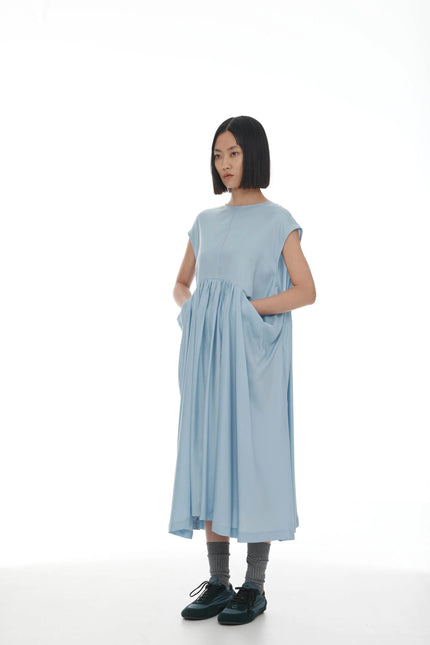 Ricochet Joao Dress - Pale Blue