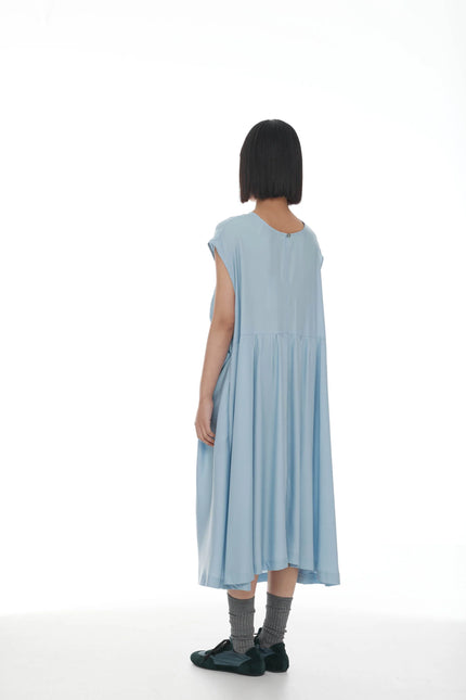 Ricochet Joao Dress - Pale Blue