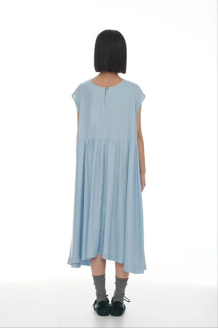Ricochet Joao Dress - Pale Blue