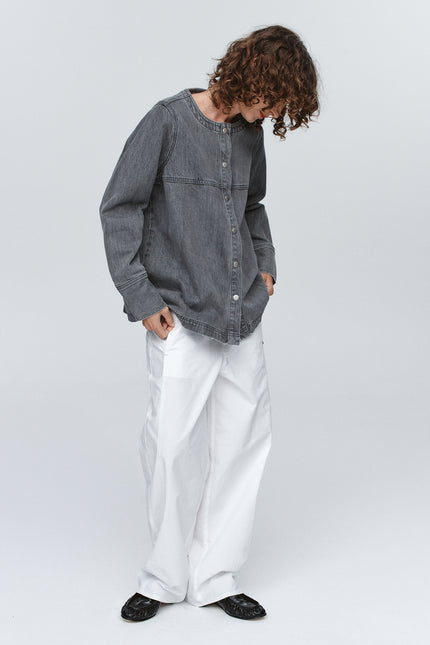 Marle Seam Shirt ~ Stone