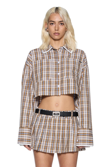 Ksubi Balter Shirt - Tan Plaid