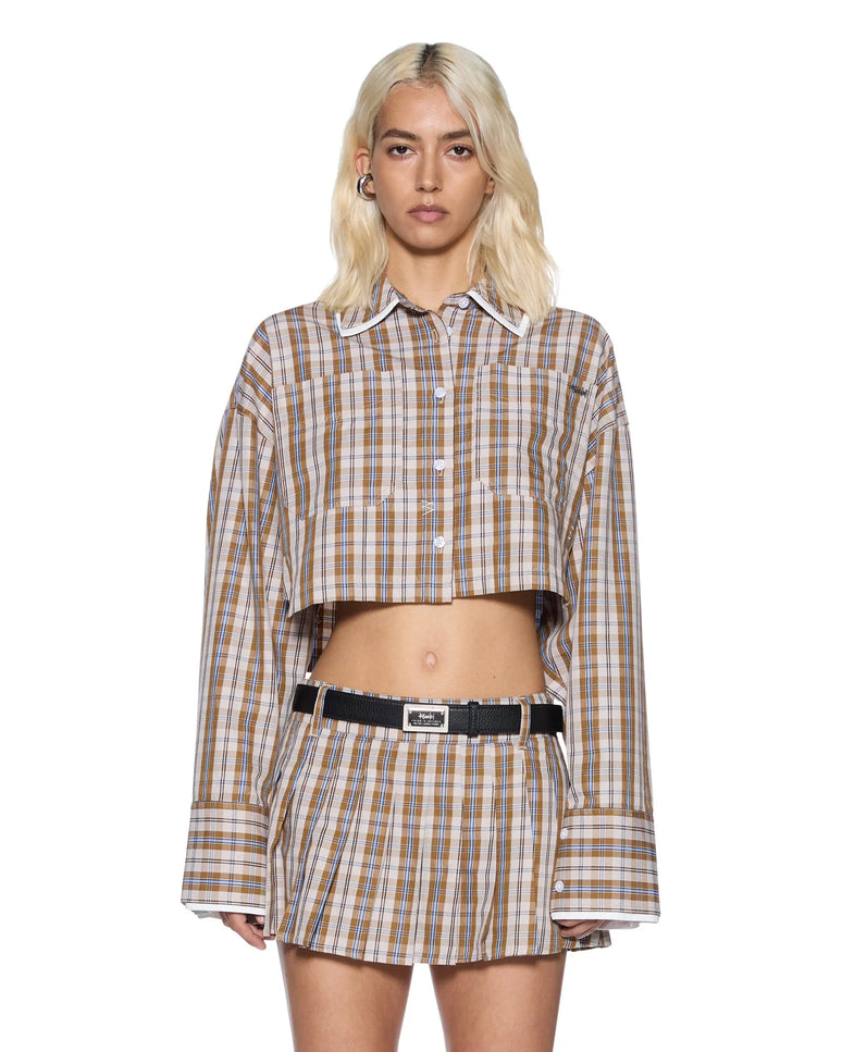 Ksubi Balter Shirt - Tan Plaid