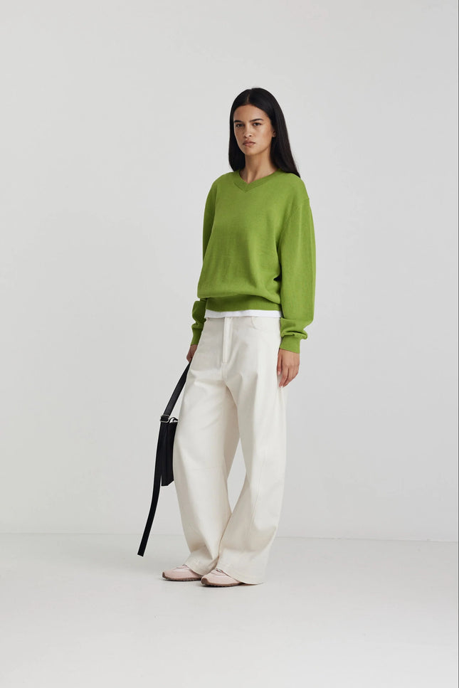 Ricochet Amina Jumper - Apple Green