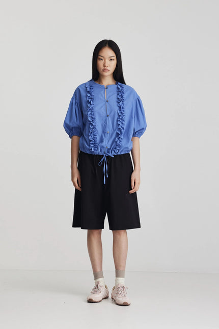 Ricochet Freida Top Ruffle - Iris