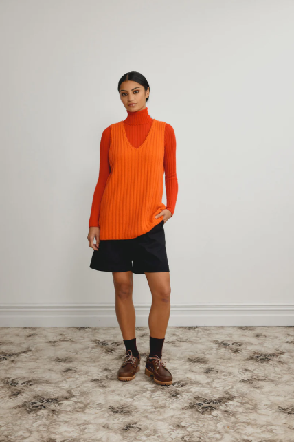 Standard Issue Possum Rib Vest - Grenadine