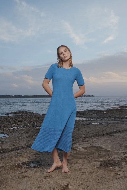 Standard Issue Cotton Banded Dress - Surf