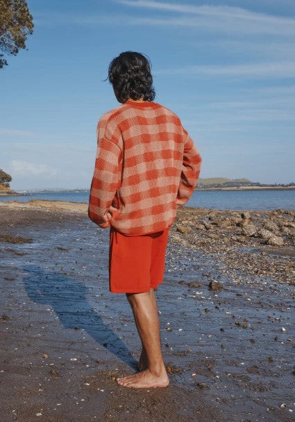 Standard Issue Cotton Universal Plaid Pullover - Lambert/Blossom