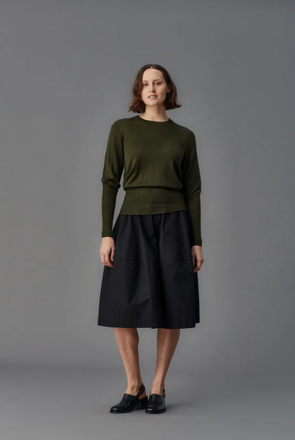 Standard Issue Merino Long Rib Sweater - Smudge