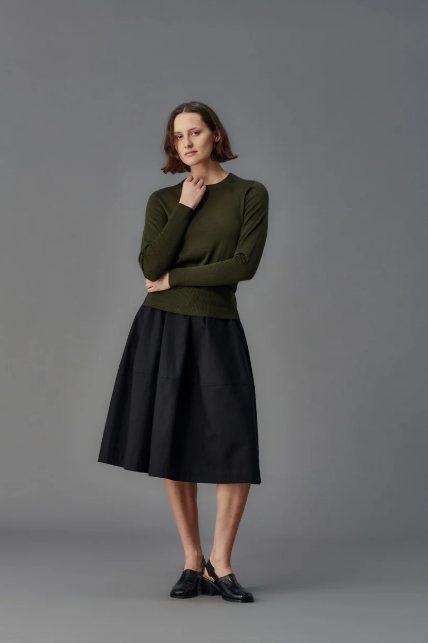 Standard Issue Merino Long Rib Sweater - Smudge