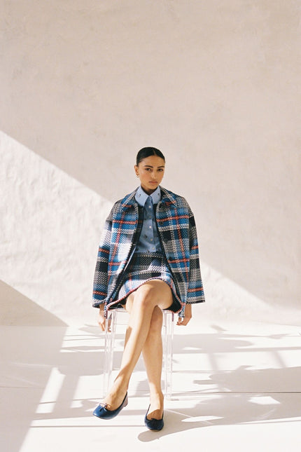 Twenty-Seven Names 13th Floor Jacket - Navy Plaid