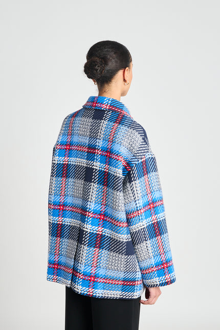 Twenty-Seven Names 13th Floor Jacket - Navy Plaid