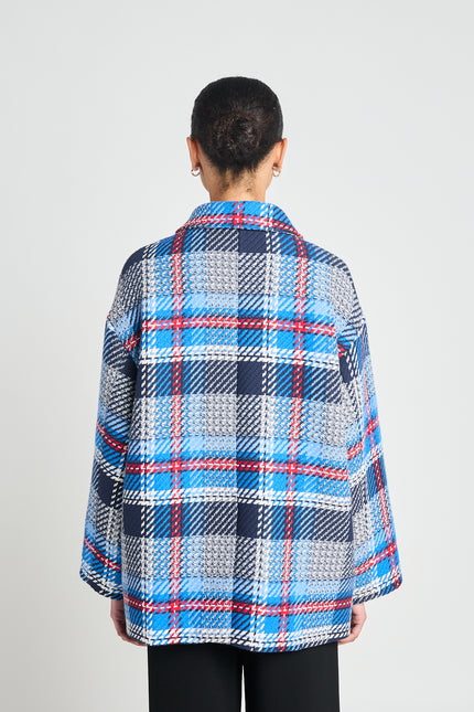 Twenty-Seven Names 13th Floor Jacket - Navy Plaid