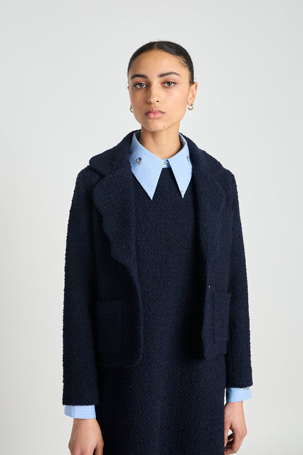 Twenty-Seven Names Theory Blazer - Navy