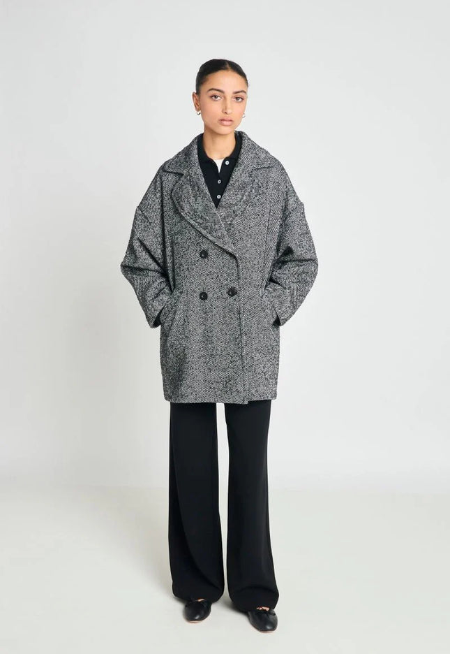 Twenty-Seven Names Purpose Coat - Herringbone