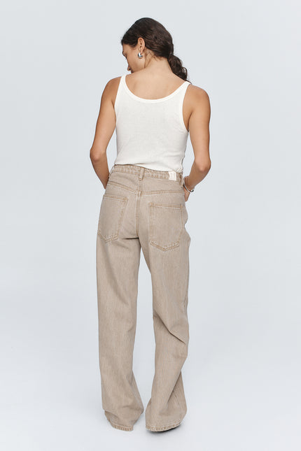 Marle Wide Leg Jean - Chai