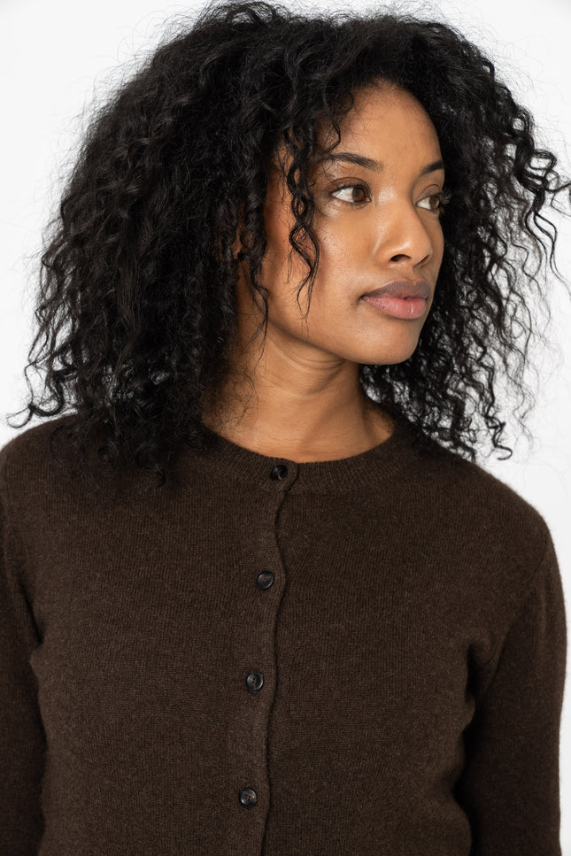 Dinadi - YAK Cardigan - Natural Yak Brown