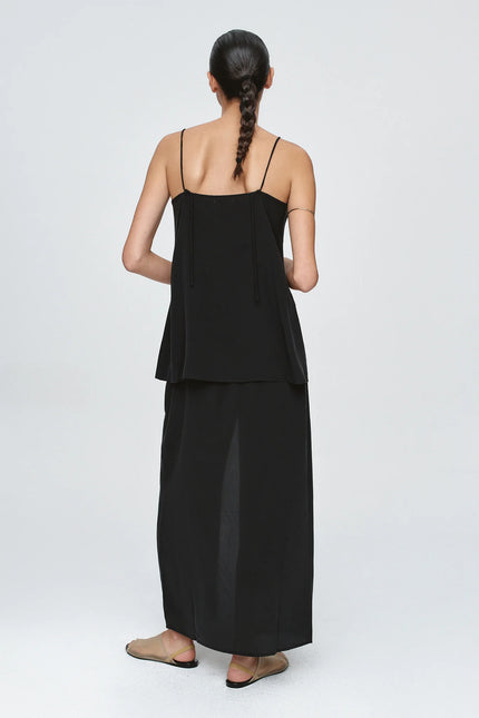 Marle Yina Top - Silk - Black