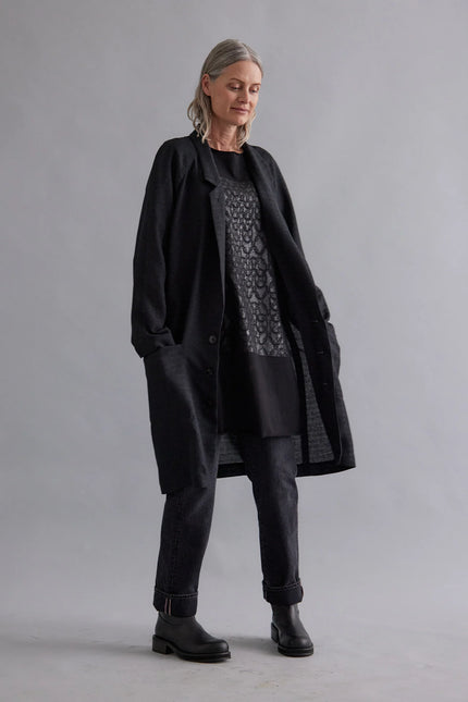 Zambesi Chainmail Long Tee - Black/Black