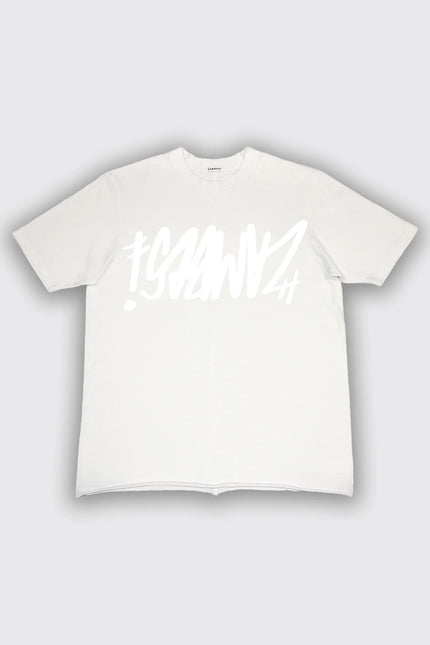 Zambesi Graffiti Tee - White/White