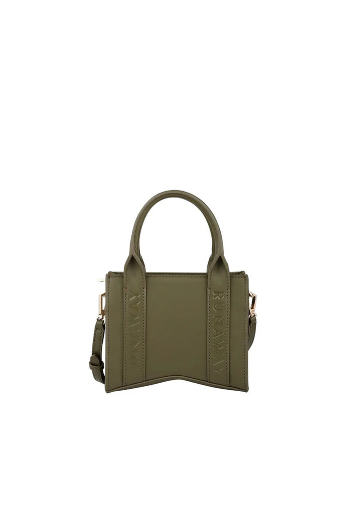 Karen Walker Runaway Walker Mini Tote - Nappa Leather -  Olive