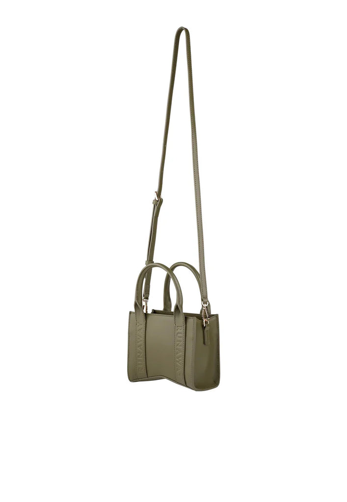 Karen Walker Runaway Walker Mini Tote - Nappa Leather -  Olive