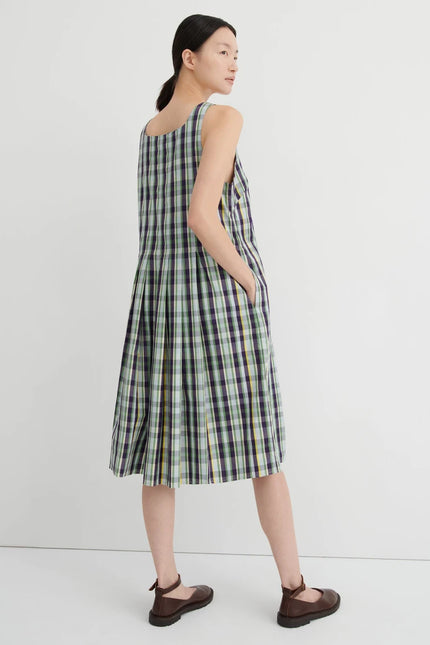 Kowtow Author Dress - Violet Check