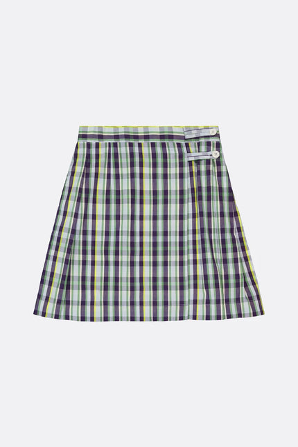 Kowtow Author Skirt - Violet Check