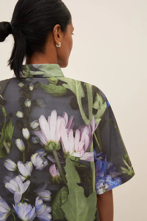 Kowtow Bloom Shirt - Delphinium