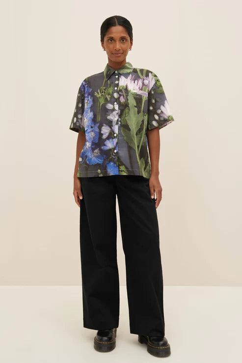 Kowtow Bloom Shirt - Delphinium