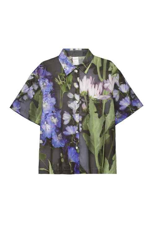 Kowtow Bloom Shirt - Delphinium