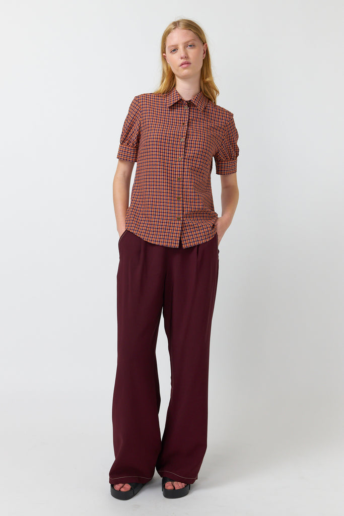 Sylvester Check Shirt - Spice