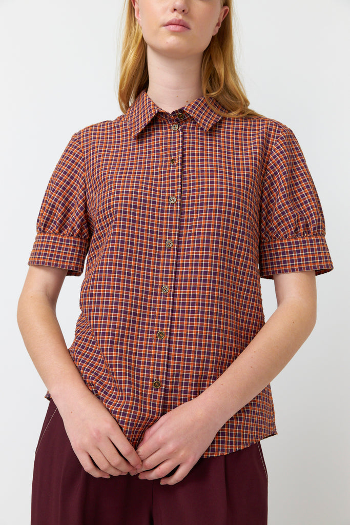 Sylvester Check Shirt - Spice