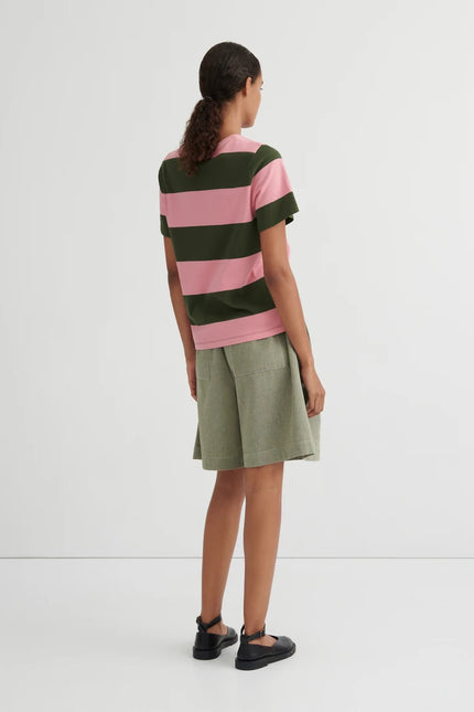 Kowtow Classic Tee - Begonia Stripe