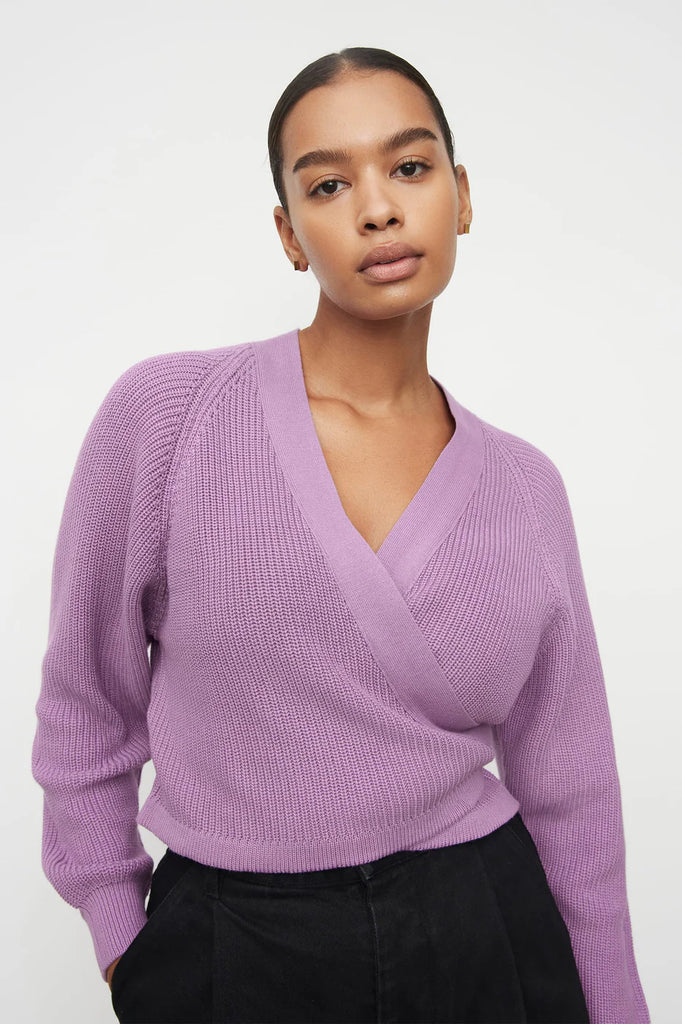 Kowtow Composure Cardigan - Orchid