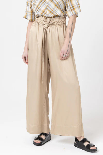 Company Of Strangers Flow Pants - Viscose Twill - Champagne