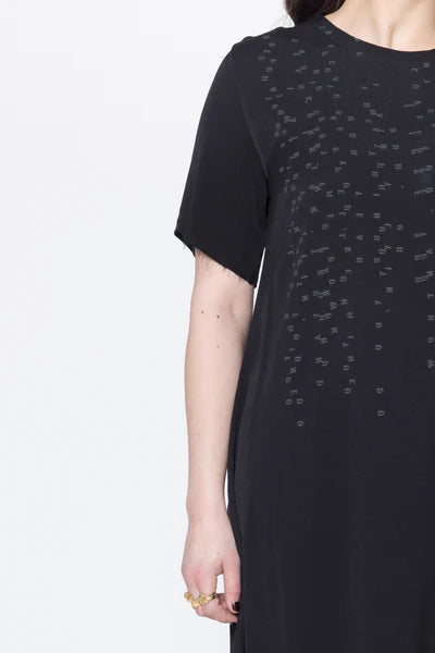 Company Of Strangers Alters Dress - Black Scatter